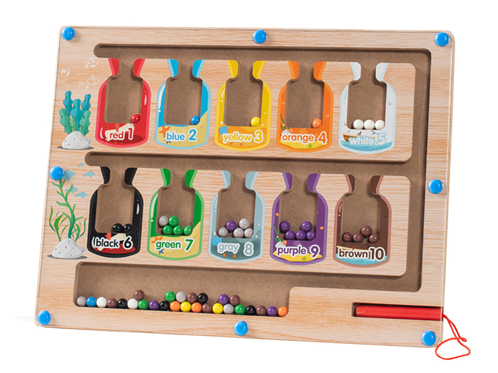 Magnetic Learning Maze
