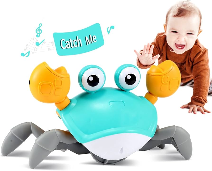 Crawling Crab Toy - Blue