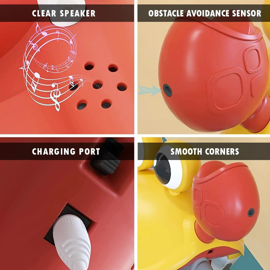 Crawling Crab Toy - Yellow