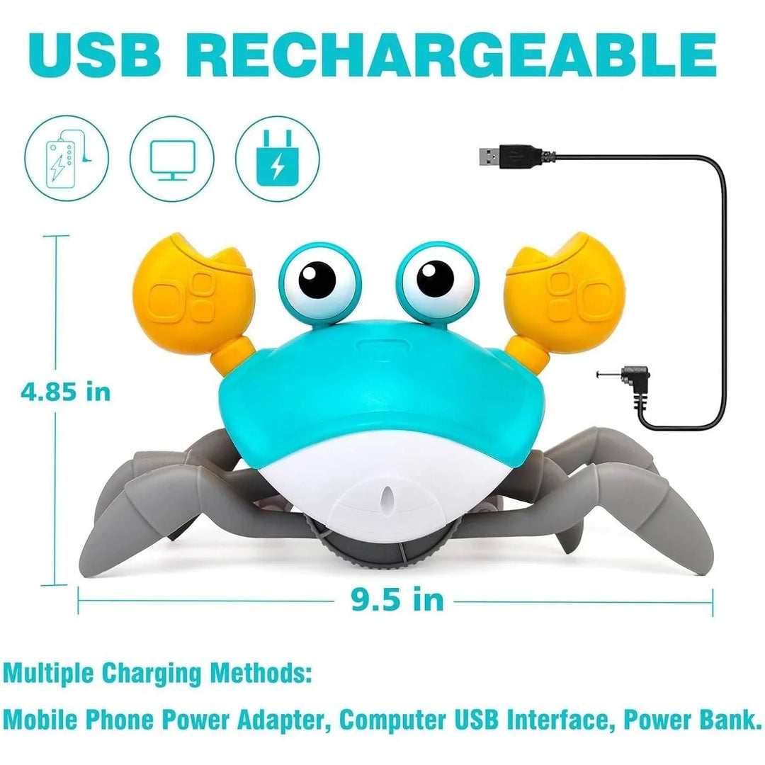 Crawling Crab Toy - Blue